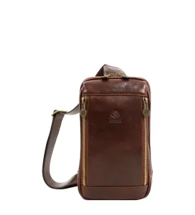 Leather Sling Bag Chest Bag - Kim