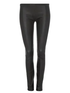 leather stretch leggings