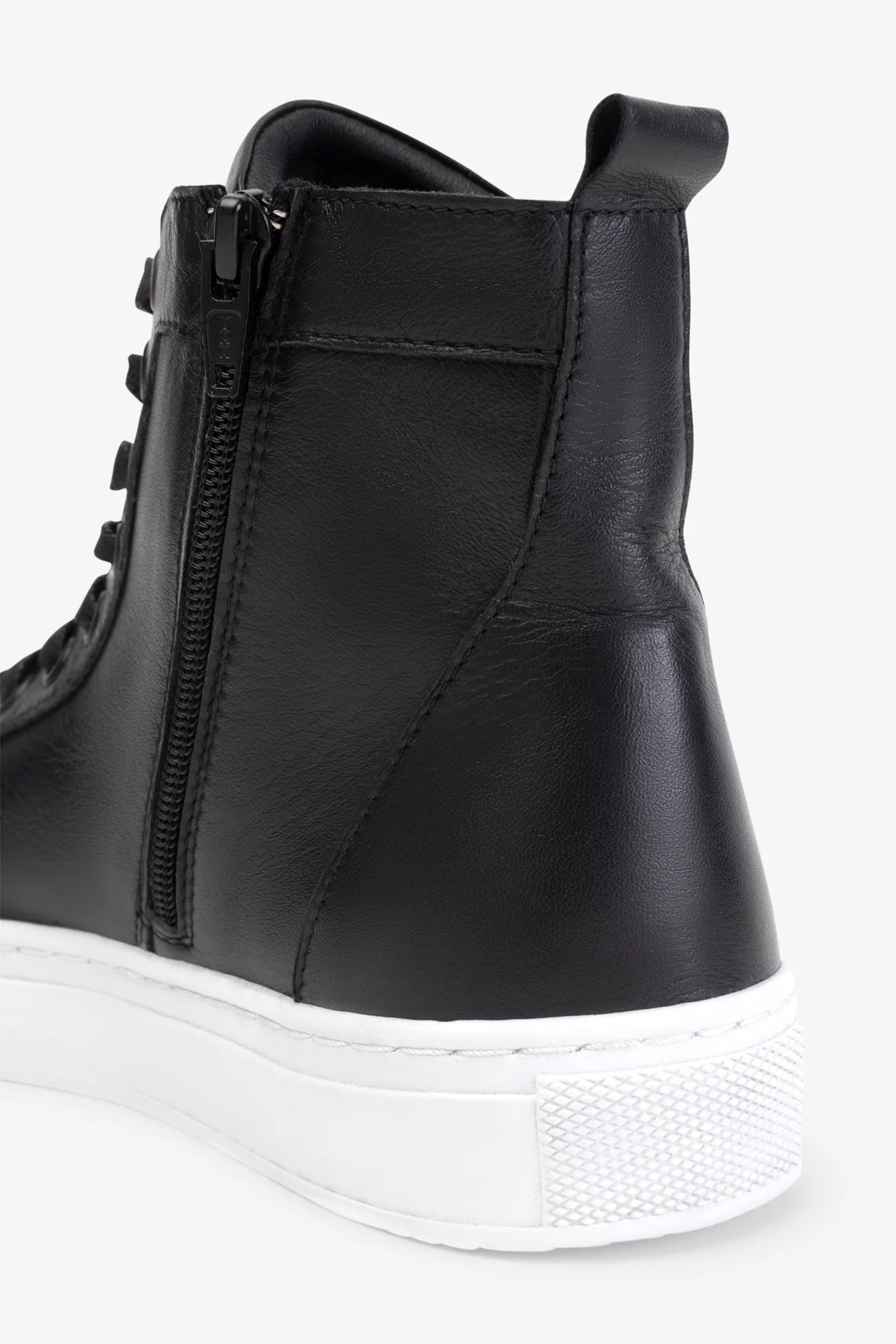 Lee Leather High-Top Sneakers