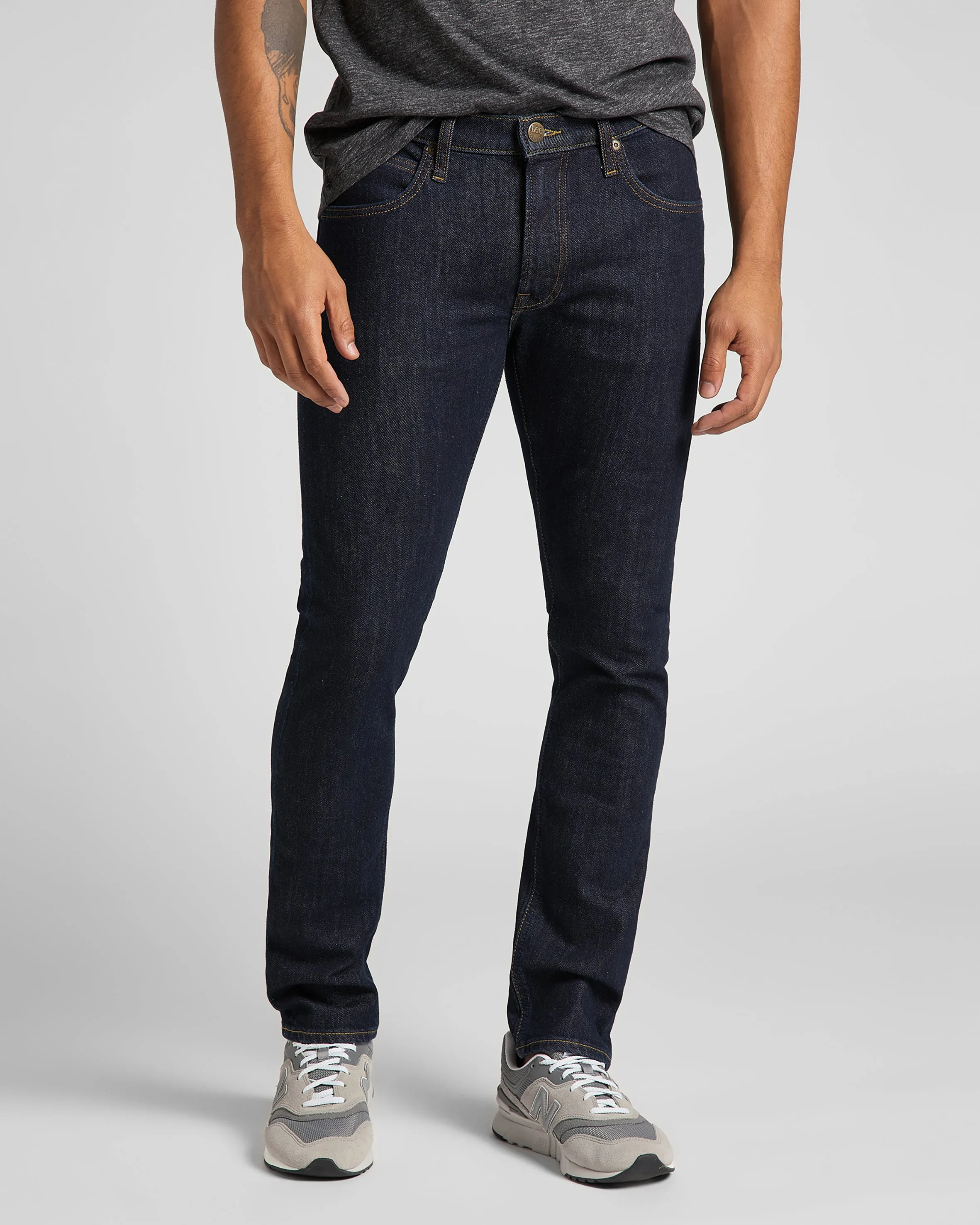 Lee Luke Slim Tapered Mens Jeans - Rinse