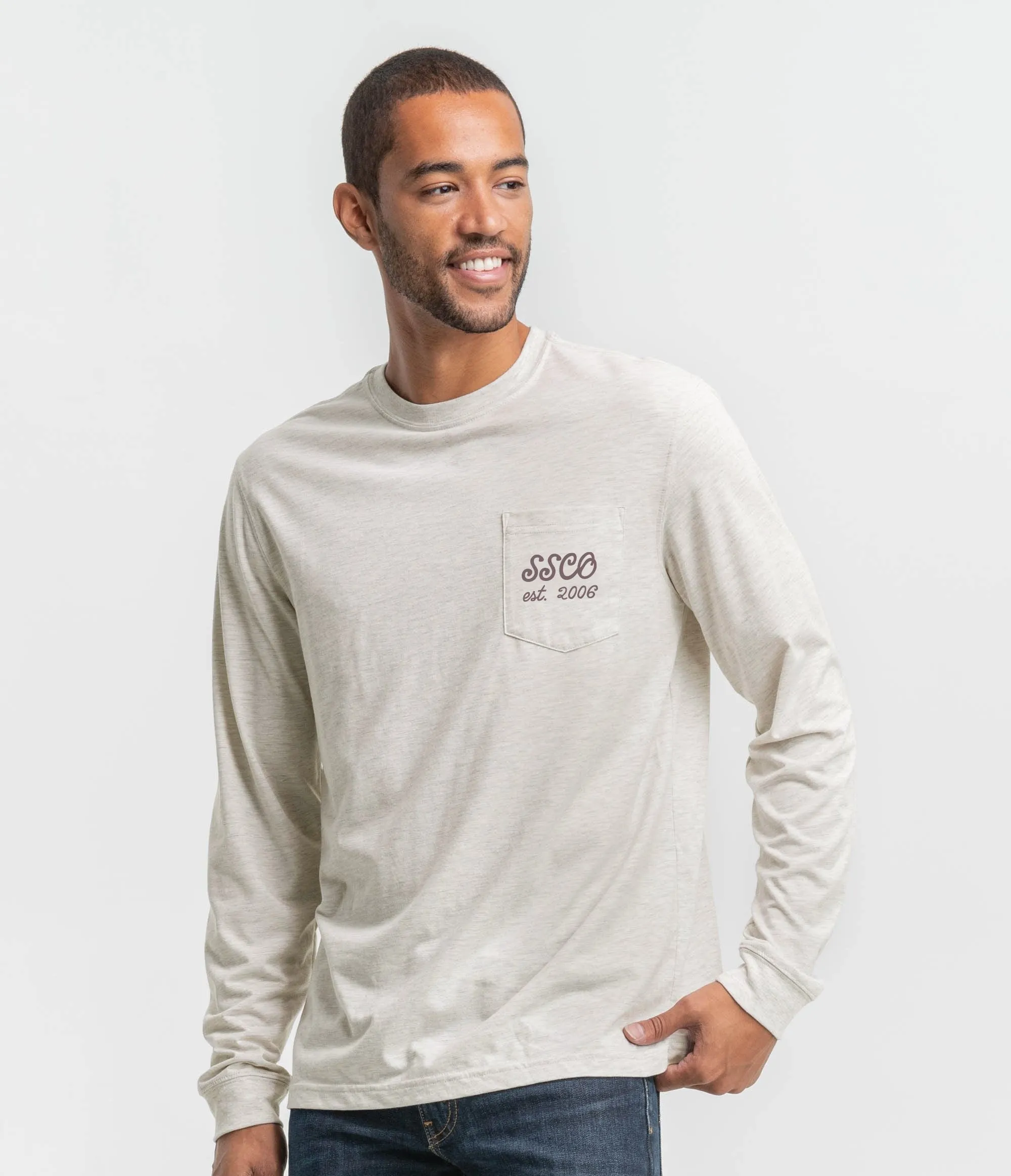 Left No Trace Tee LS - Linen