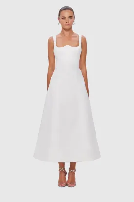 Leo Lin Odette Midi Dress - Snow