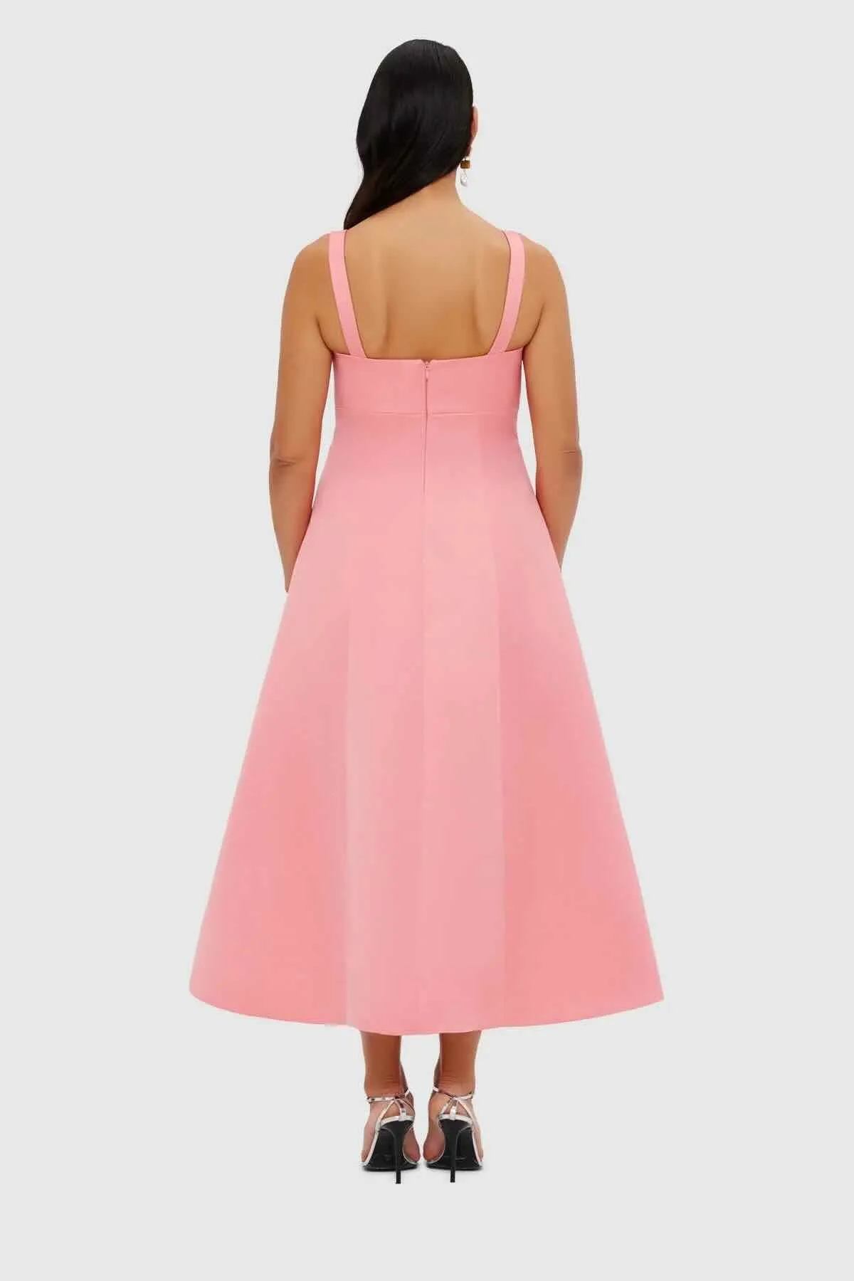 Leo Lin Odette Midi Dress - Strawberry Pink