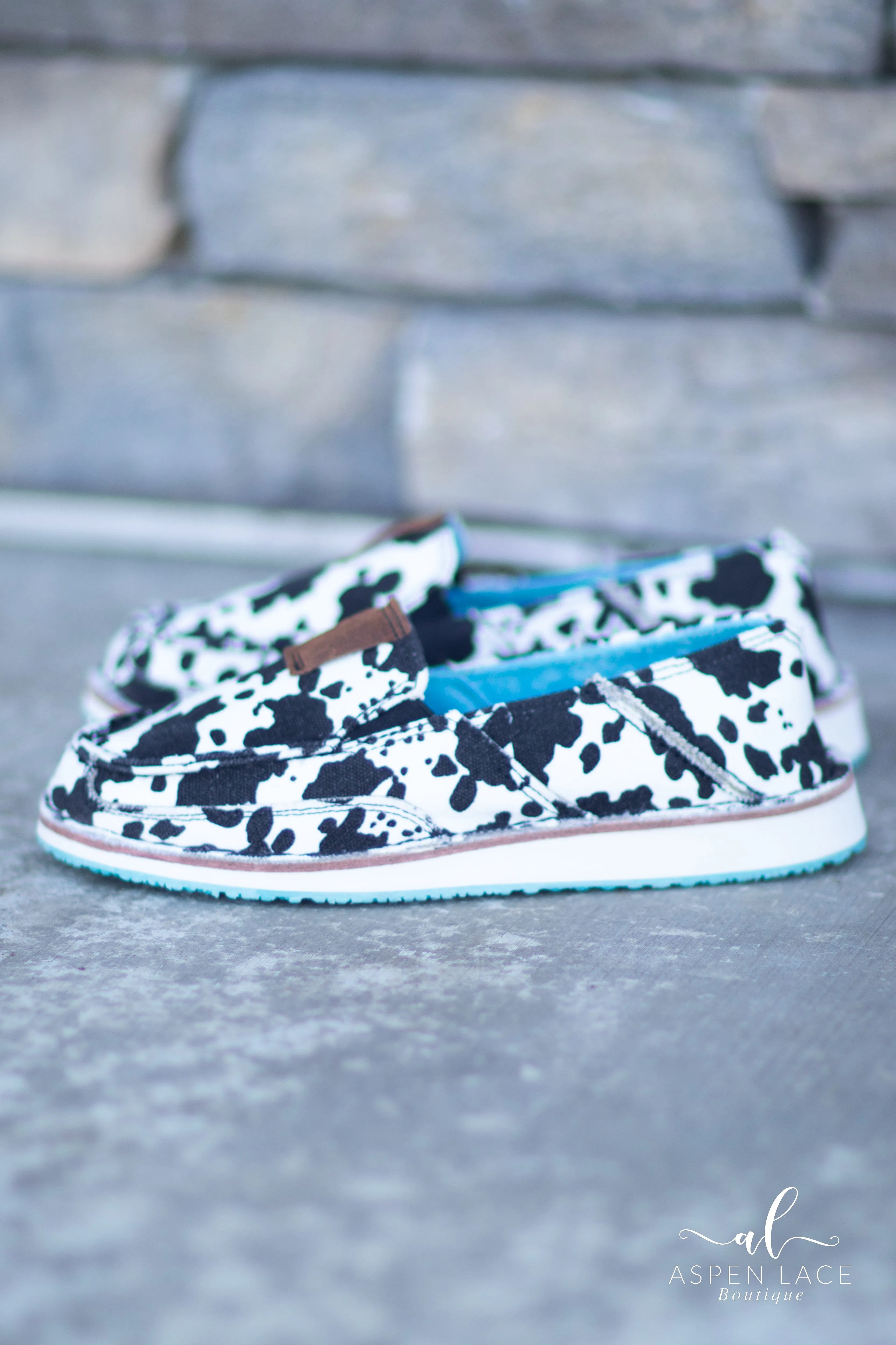 Leona Slip Ons (Black & White)