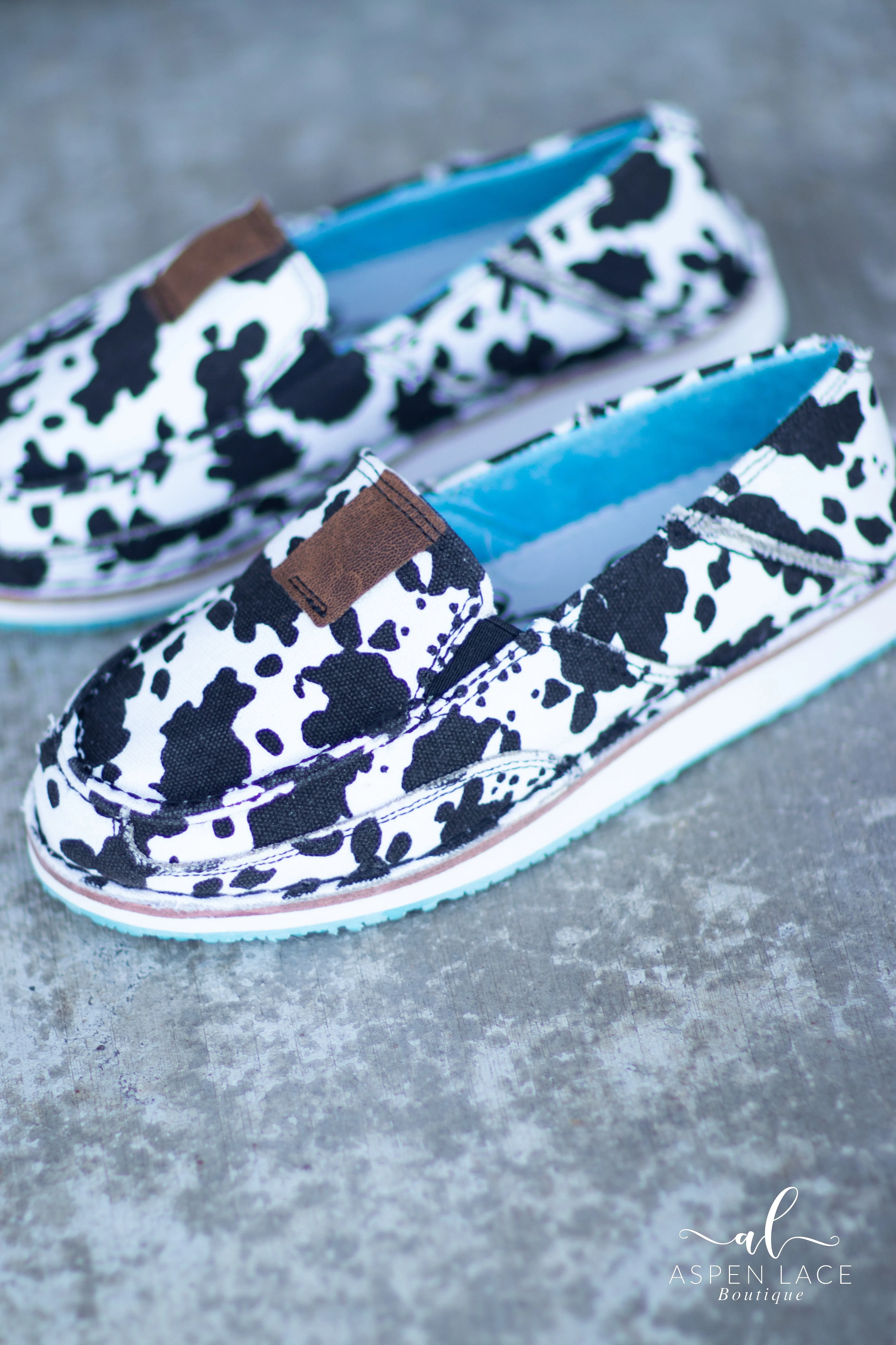 Leona Slip Ons (Black & White)