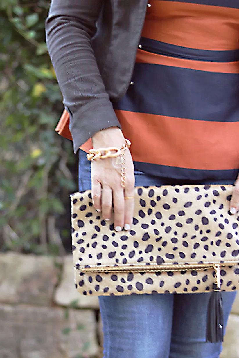 Leopard Clutch