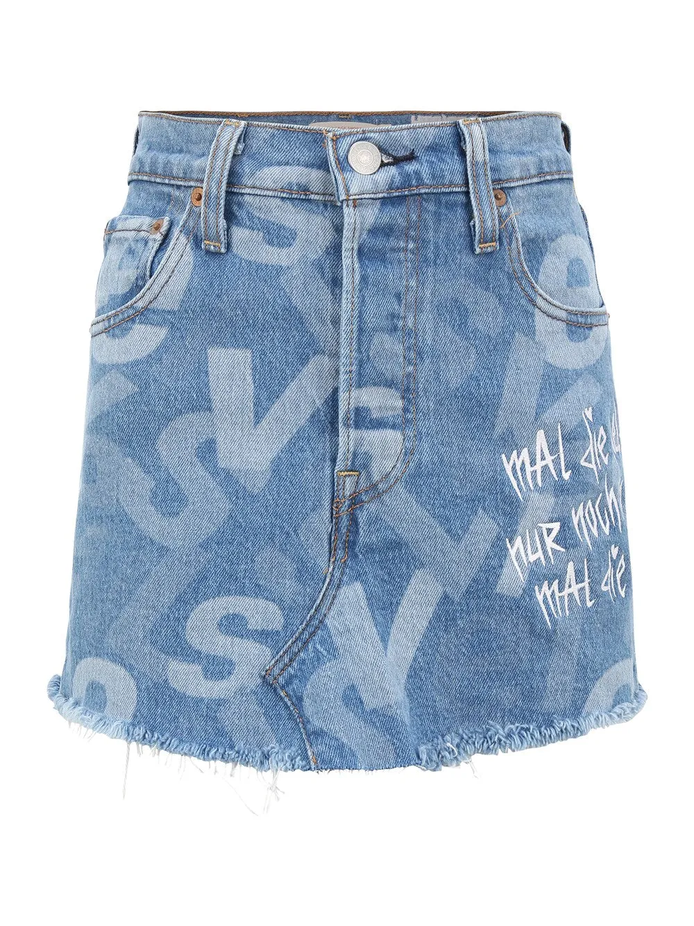 Levis Upcycling Skirt Wavvyboi Design, blue