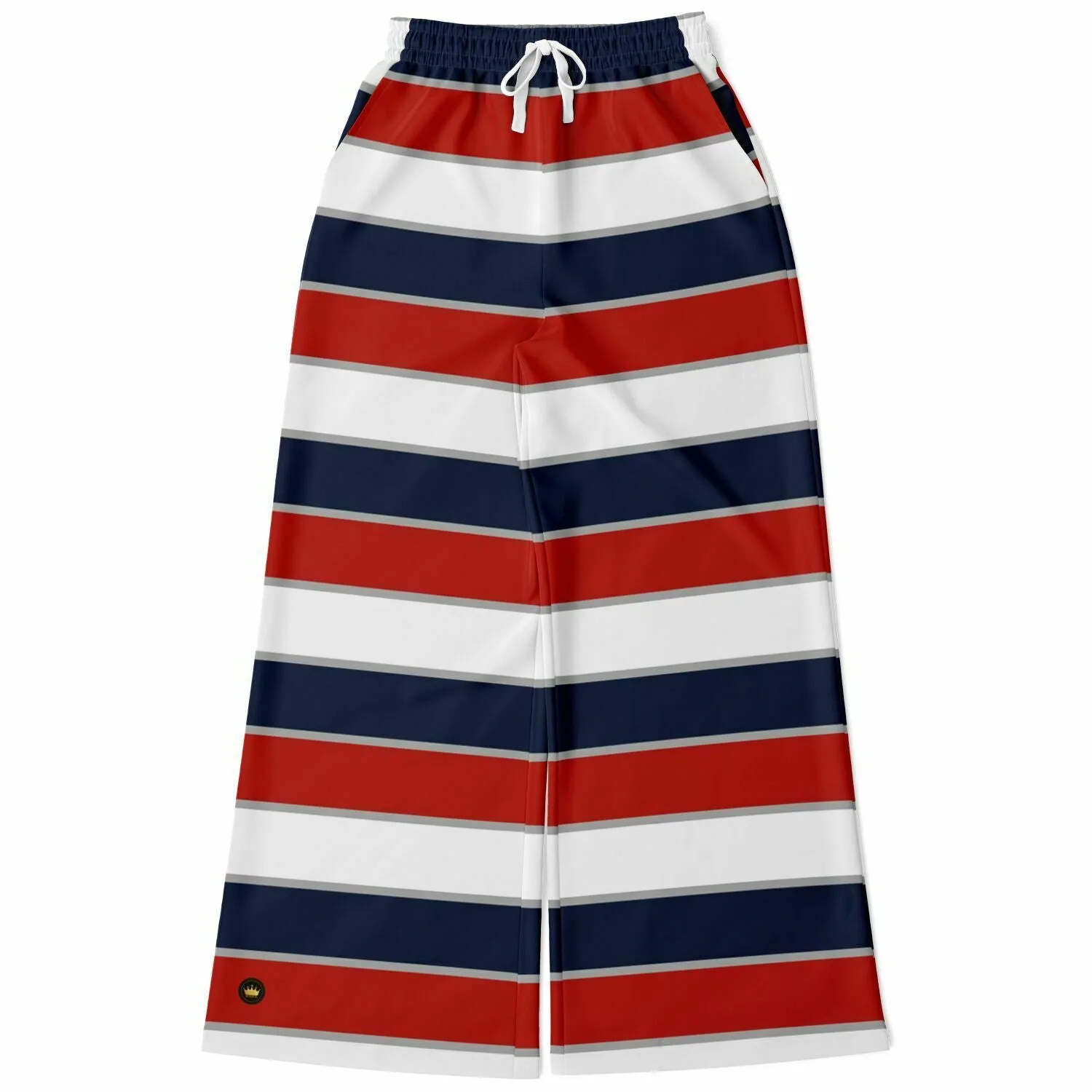 Liberty Rugby Stripes Eco-Poly Wide Leg Pants