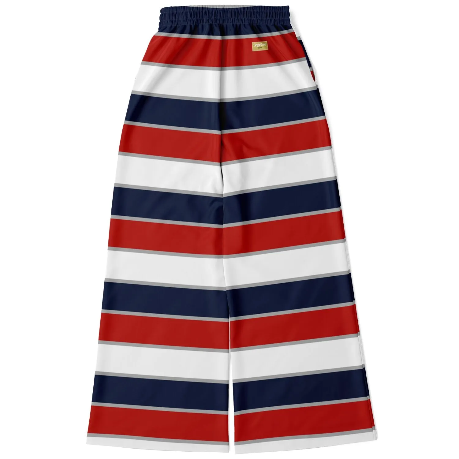 Liberty Rugby Stripes Eco-Poly Wide Leg Pants