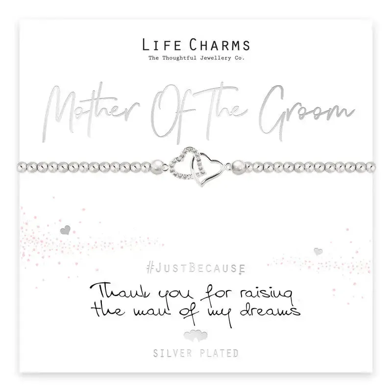 Life Charm Mother Of The Groom Bracelet