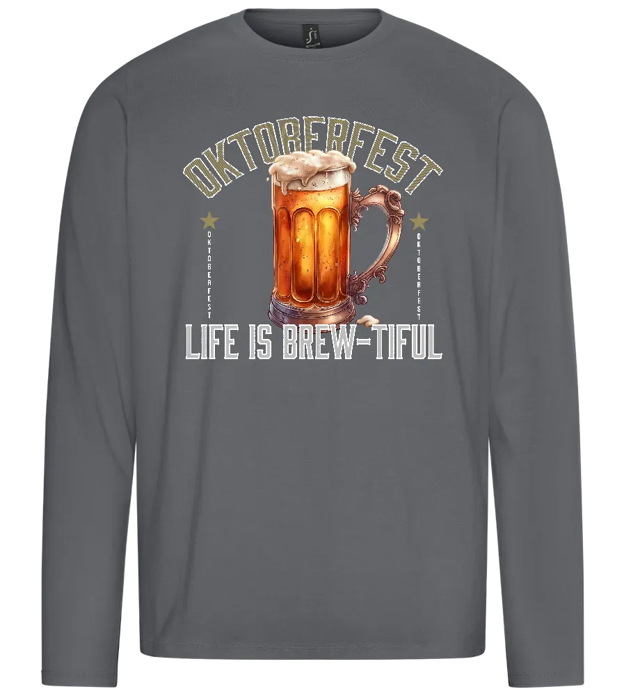 Life is Brew-tiful Design - Premium men's long sleeve t-shirt