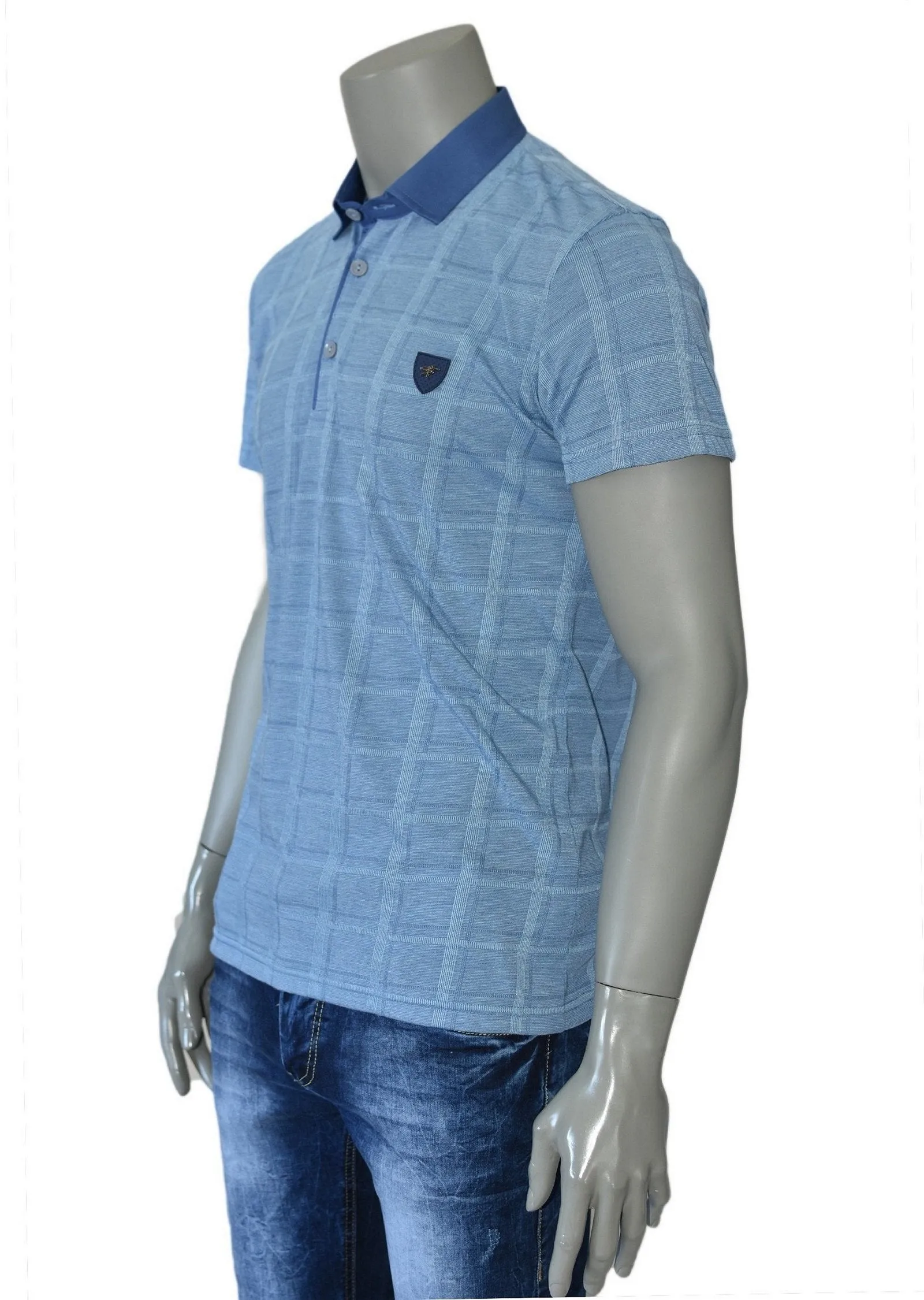 Light Blue Casual Polo