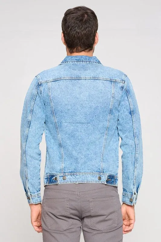 Light Blue Men's Denim Jacket