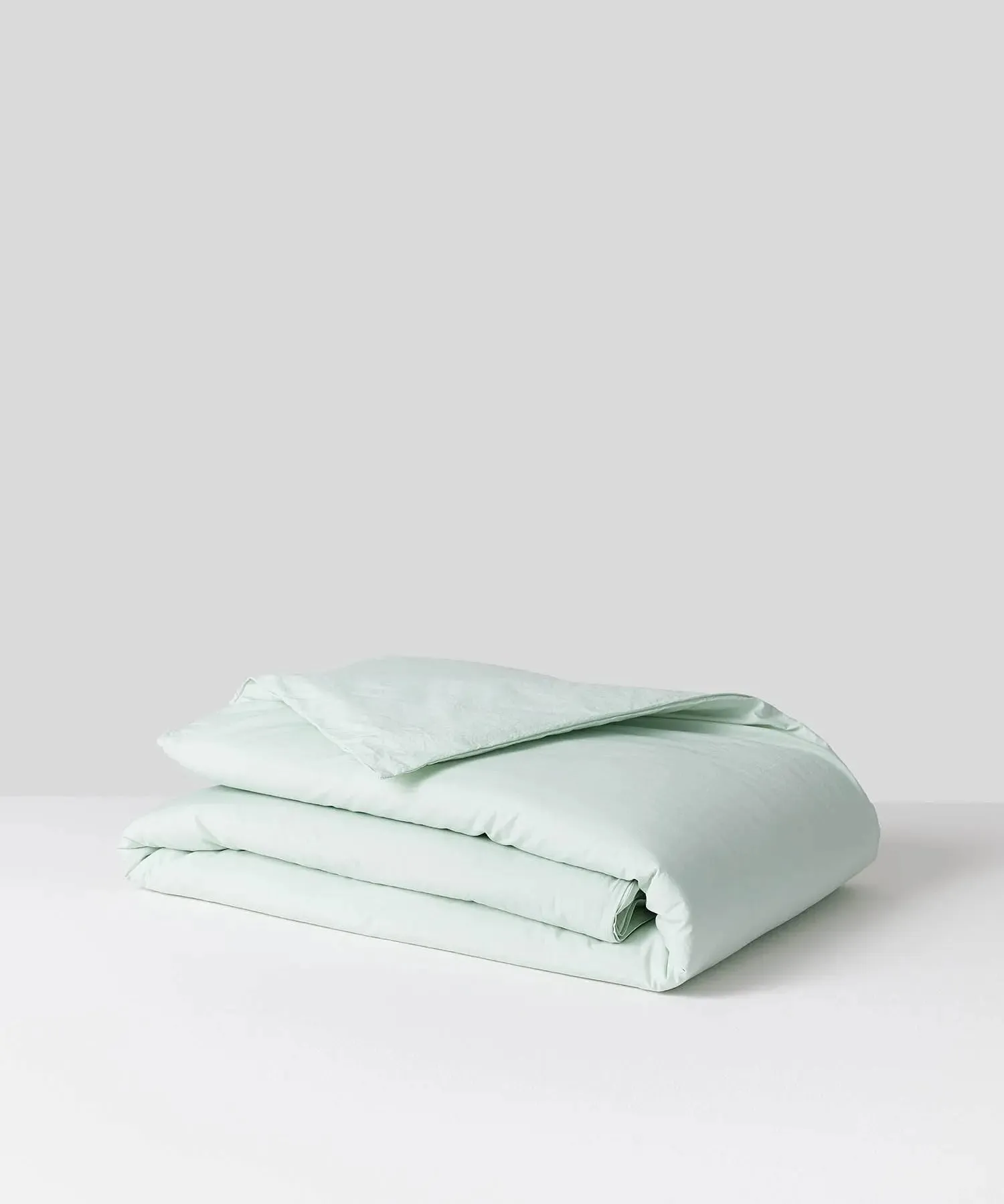 Light Green Organic Cotton Duvet Cover