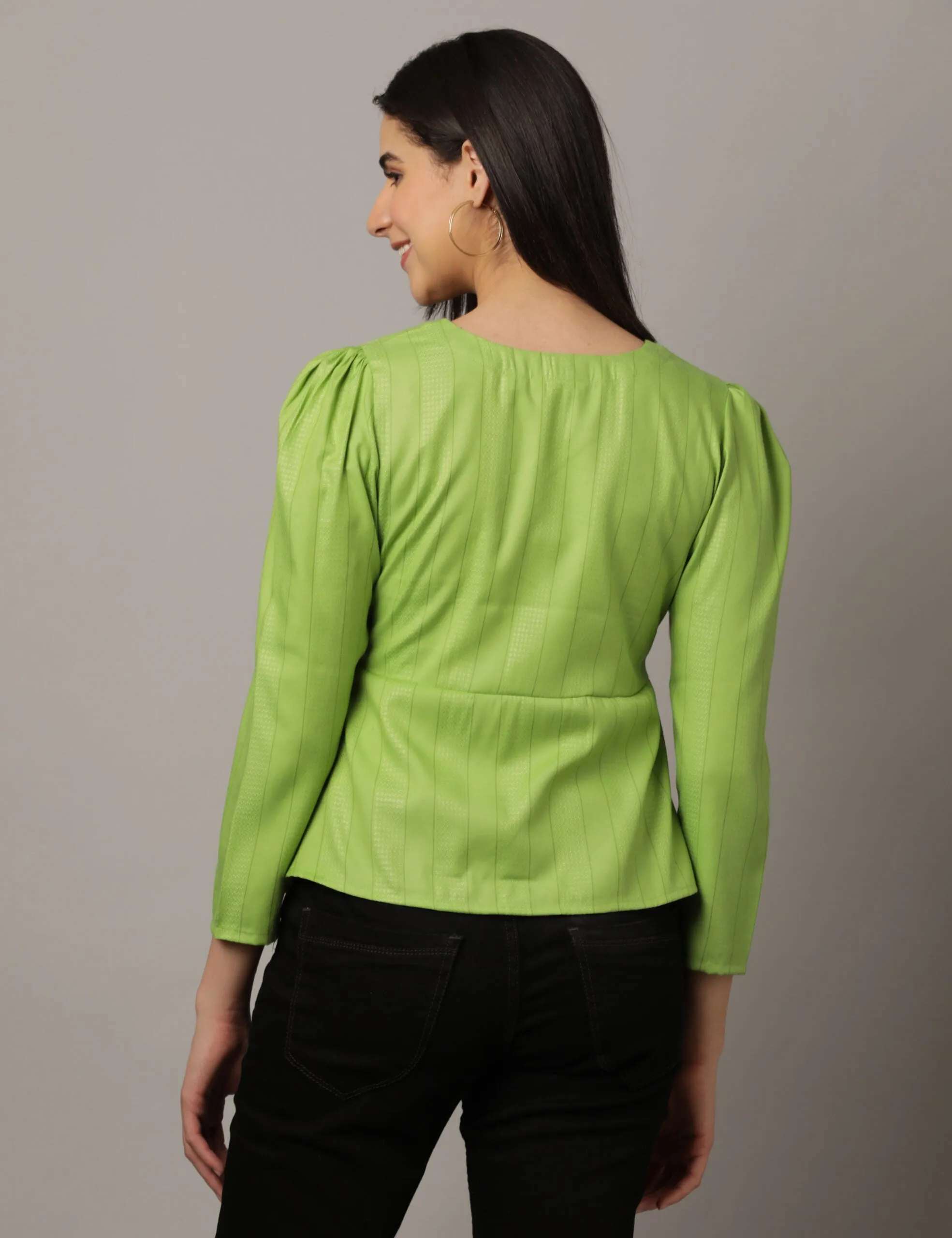 LimeLight Peplum Top