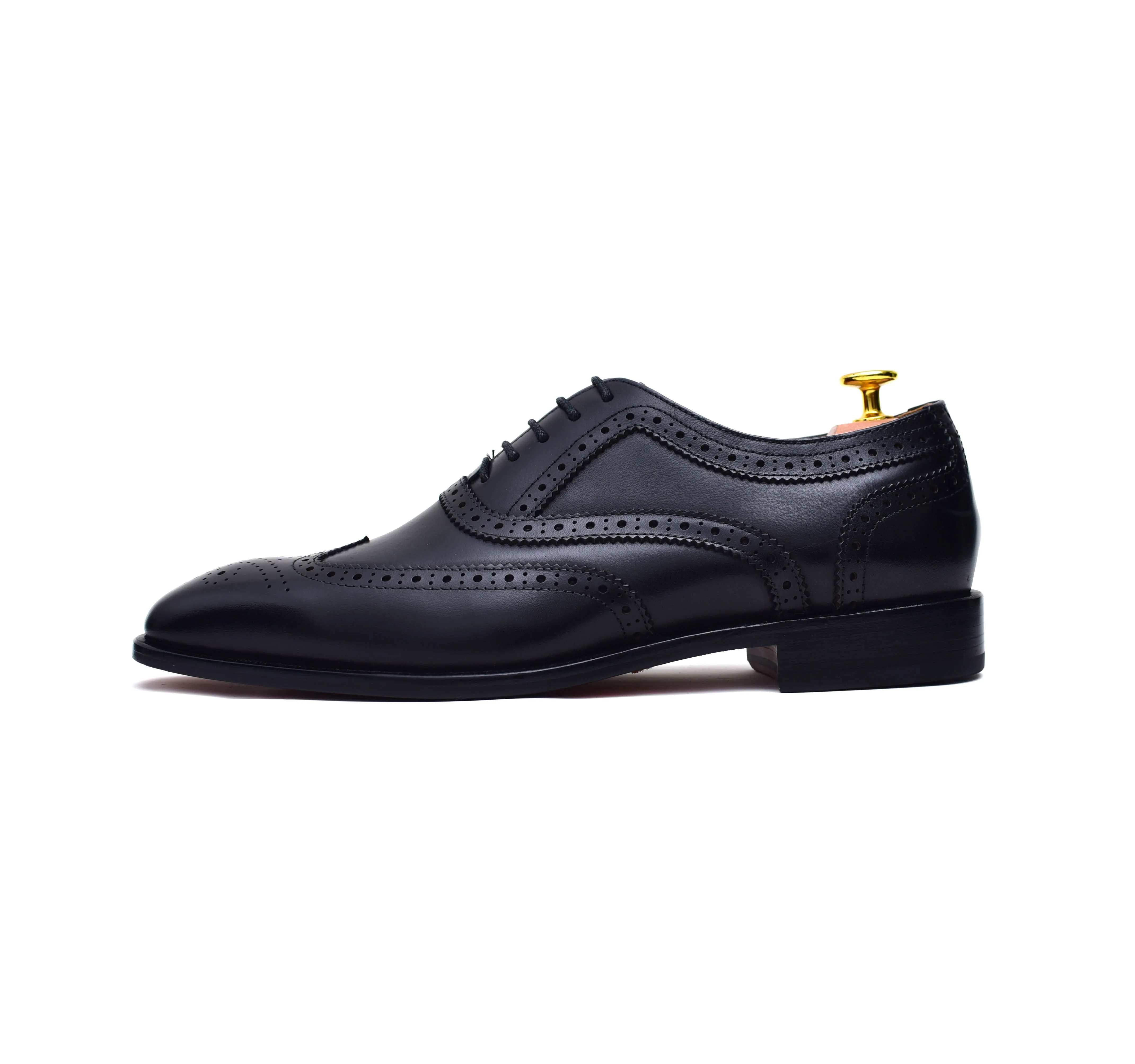 Lincoln - Black Wingtip Dress shoe