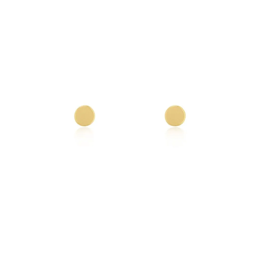 Linda Tahija Dot Stud Earrings, Gold