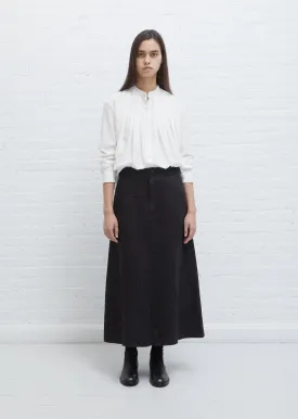 Linen Denim Skirt