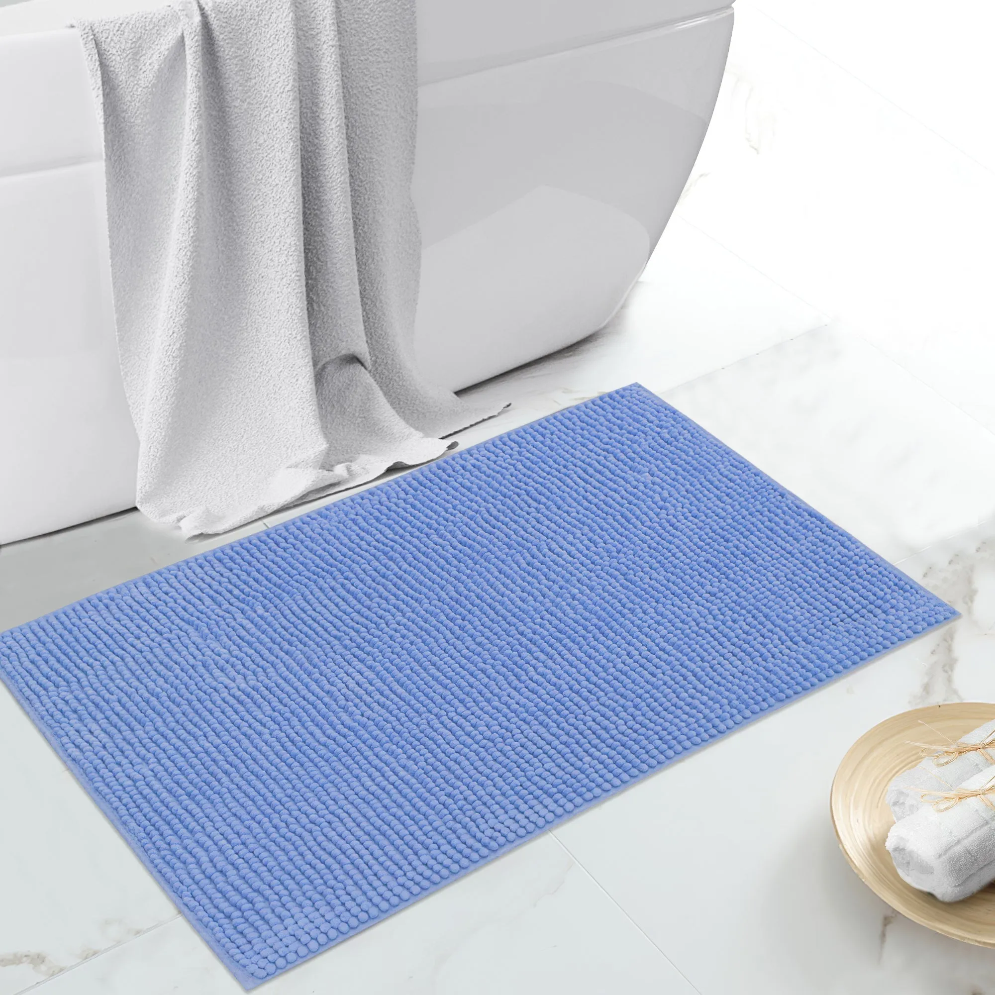 Linenova Chenille Bath Mat