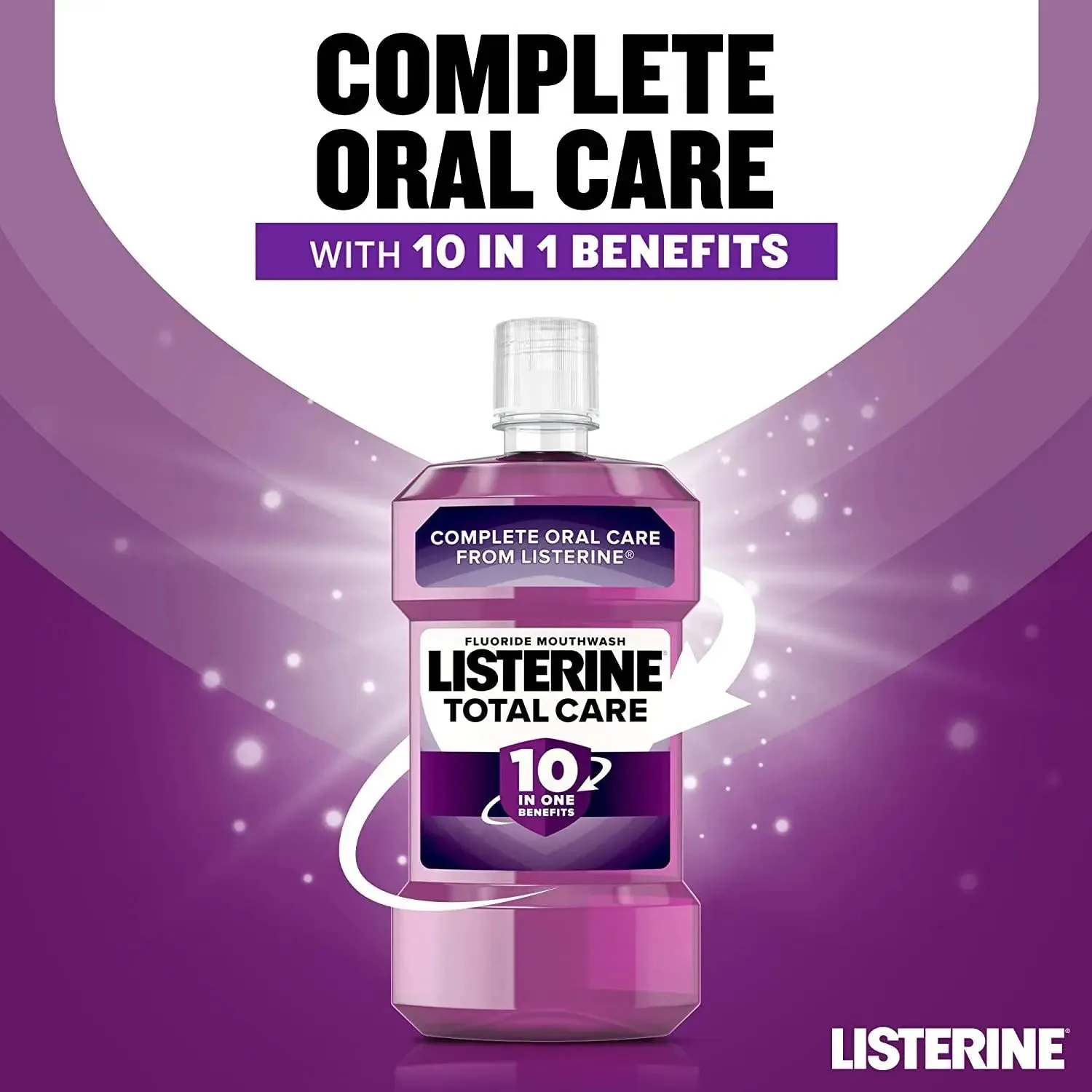 Listerine Mouthwash Antibacterial Total Care Mouthwash Mint 250ml