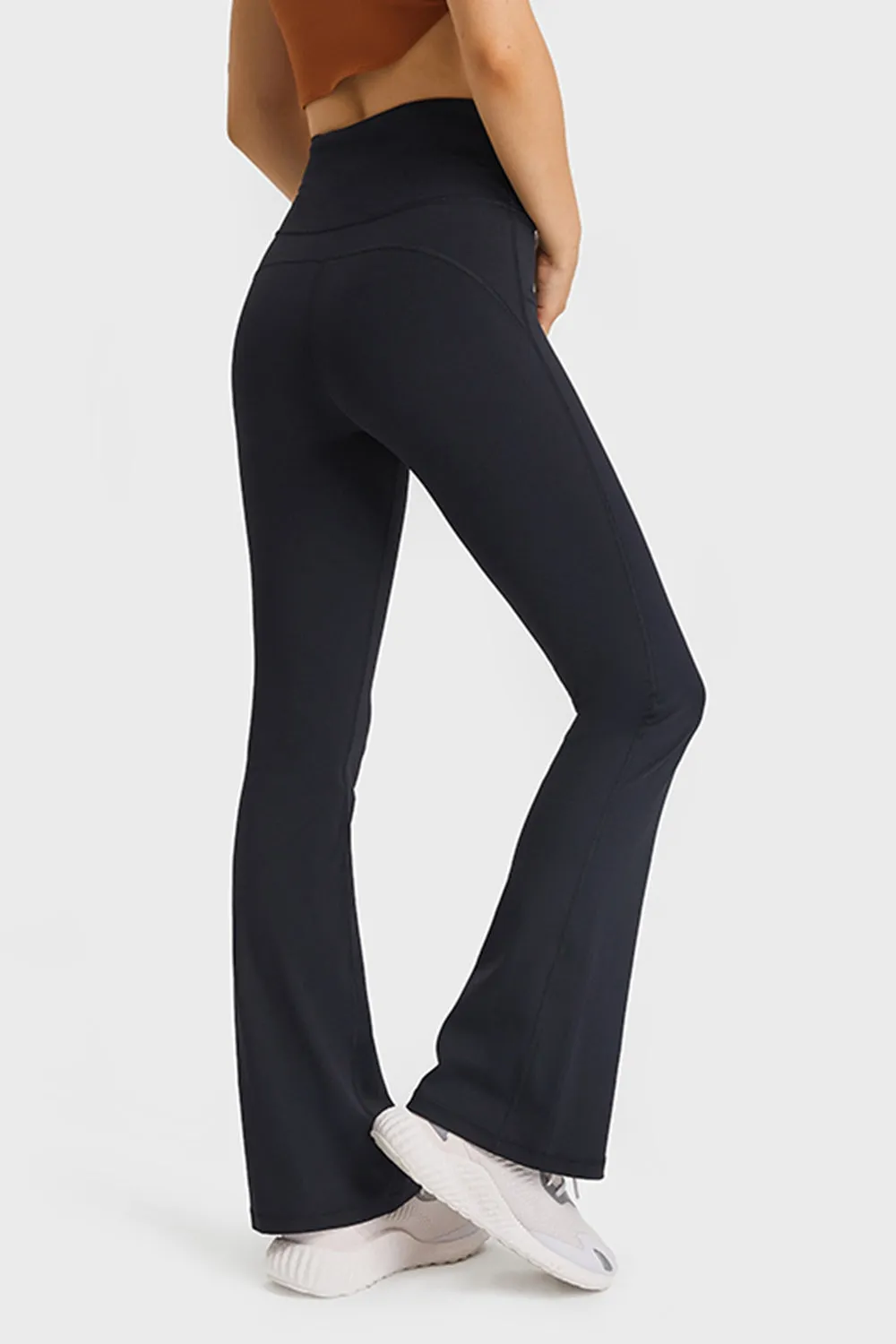 Little Hippie Elastic Waist Flare Yoga Pants