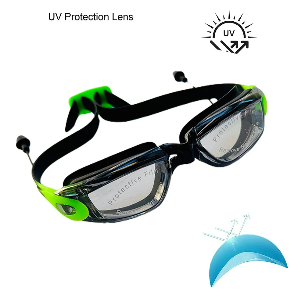 Little Surprise Box X Factor V protected Unisex Swimming Goggles with attached Ear Plugs for Teens