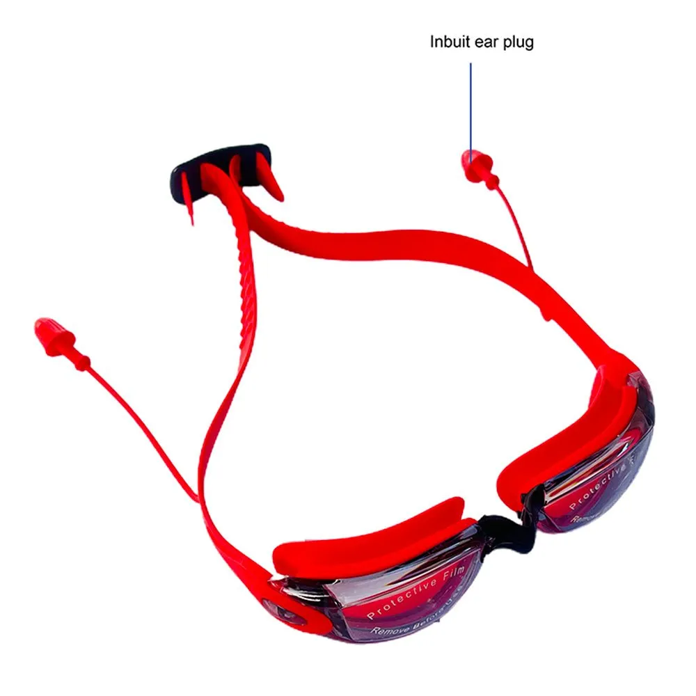 Little Surprise Box X Factor V protected Unisex Swimming Goggles with attached Ear Plugs for Teens