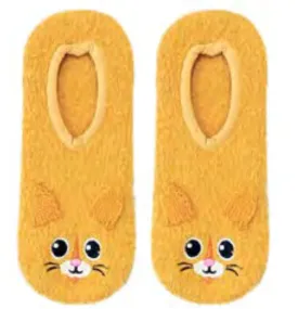 Living Royal Fuzzy Slippers – Tan Kitty