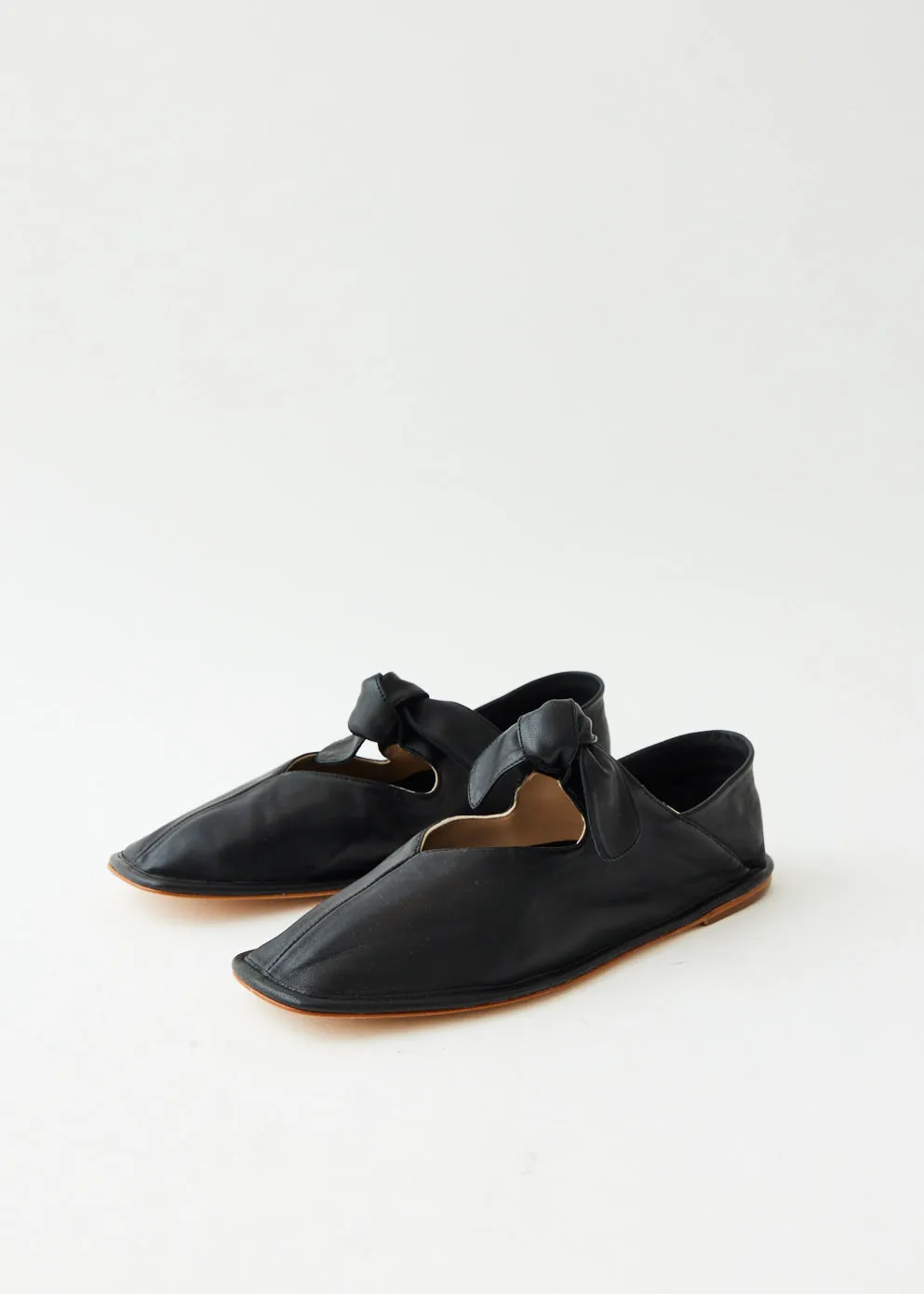 Llasada Front-Knot Ballerina Flats