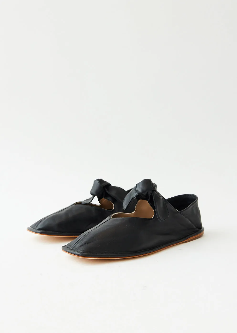 Llasada Front-Knot Ballerina Flats