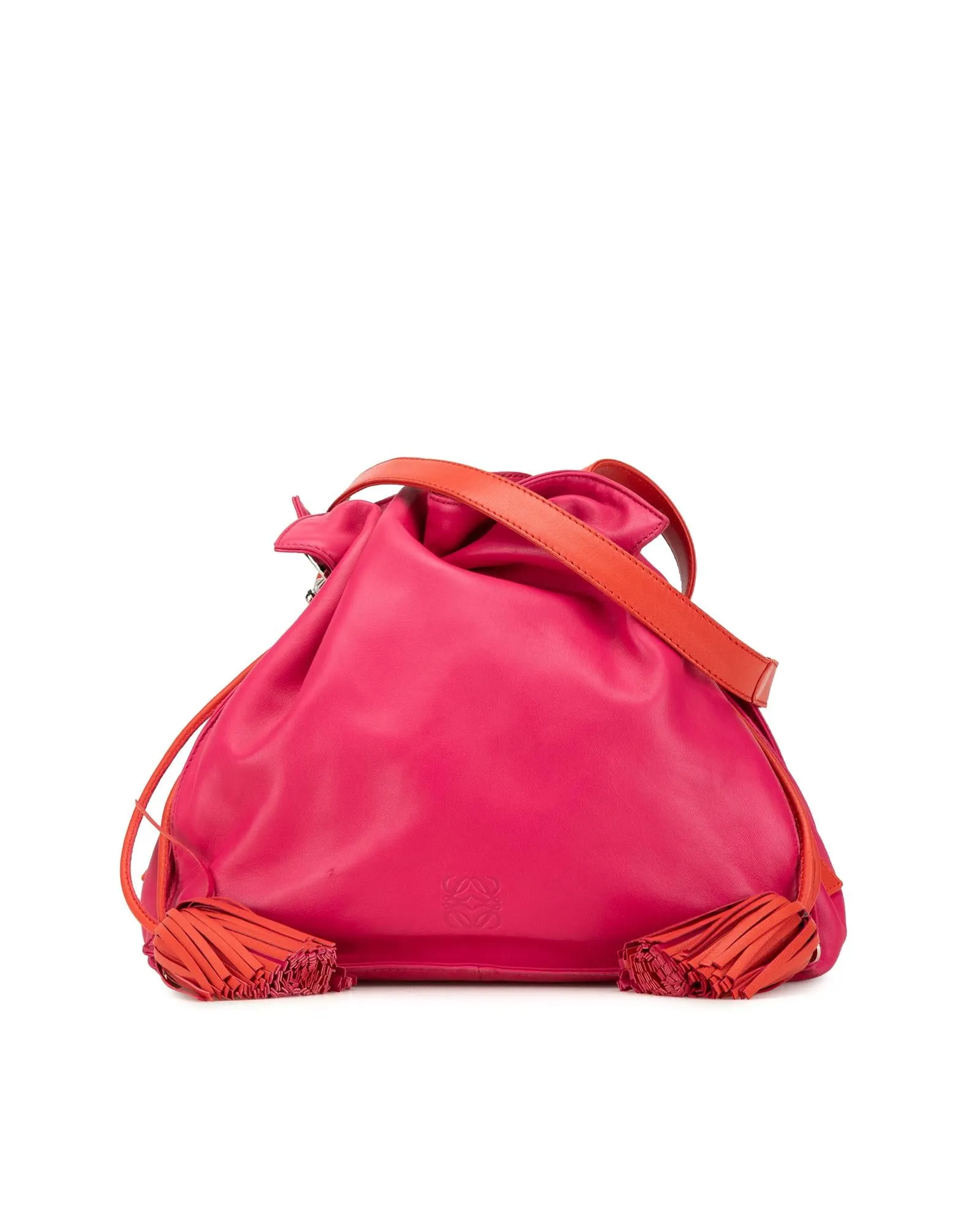 LOEWE Gate Small Bucket Bag in Pink