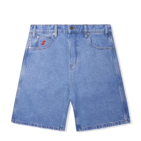 Logo Denim Shorts