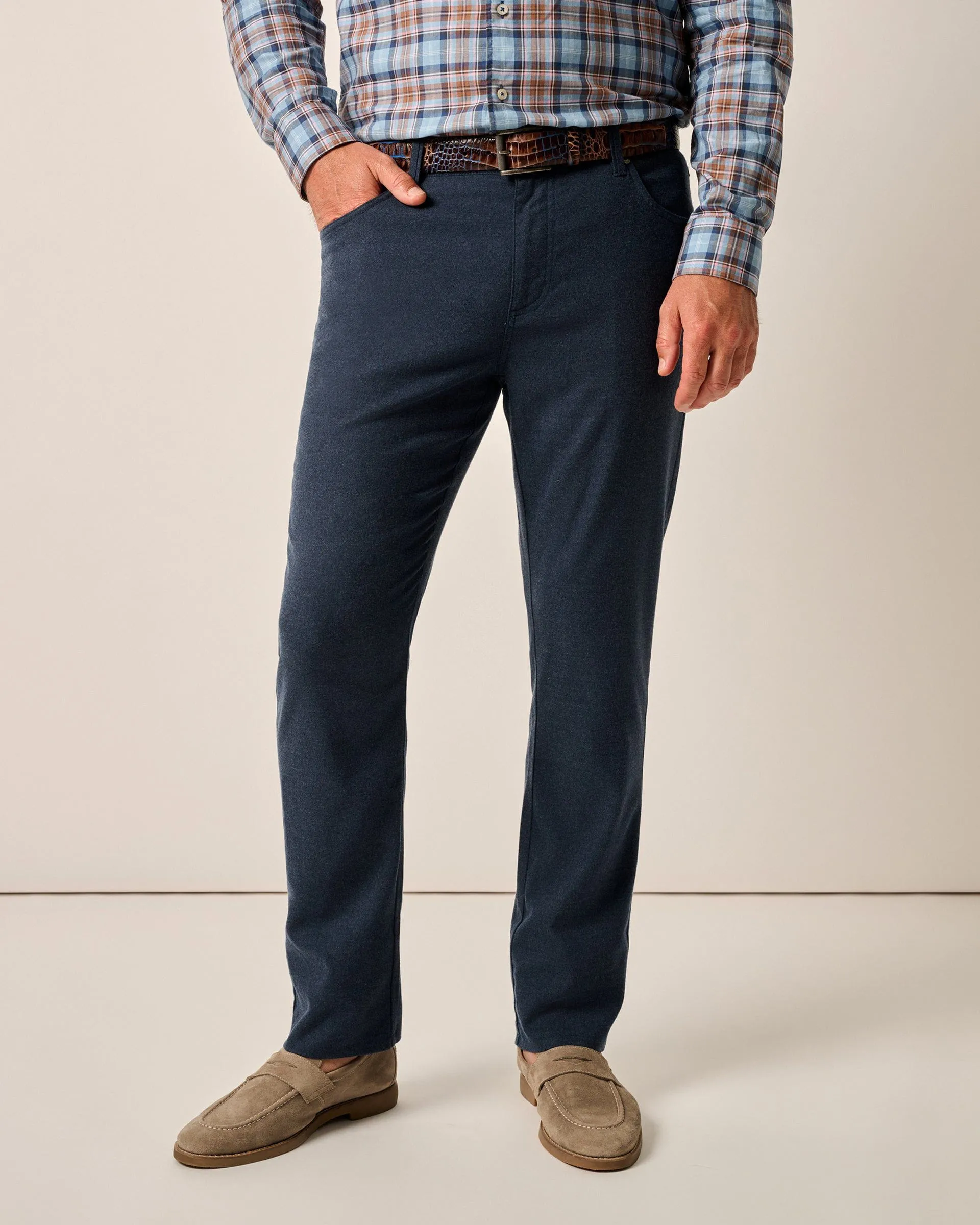 London Brushed Twill Flannel Pant