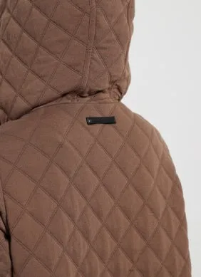 London Quilted Jacket | Cold Chesnut