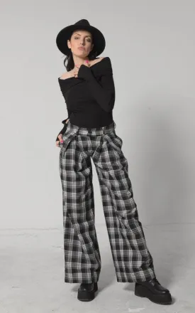 Long Plaid Pants