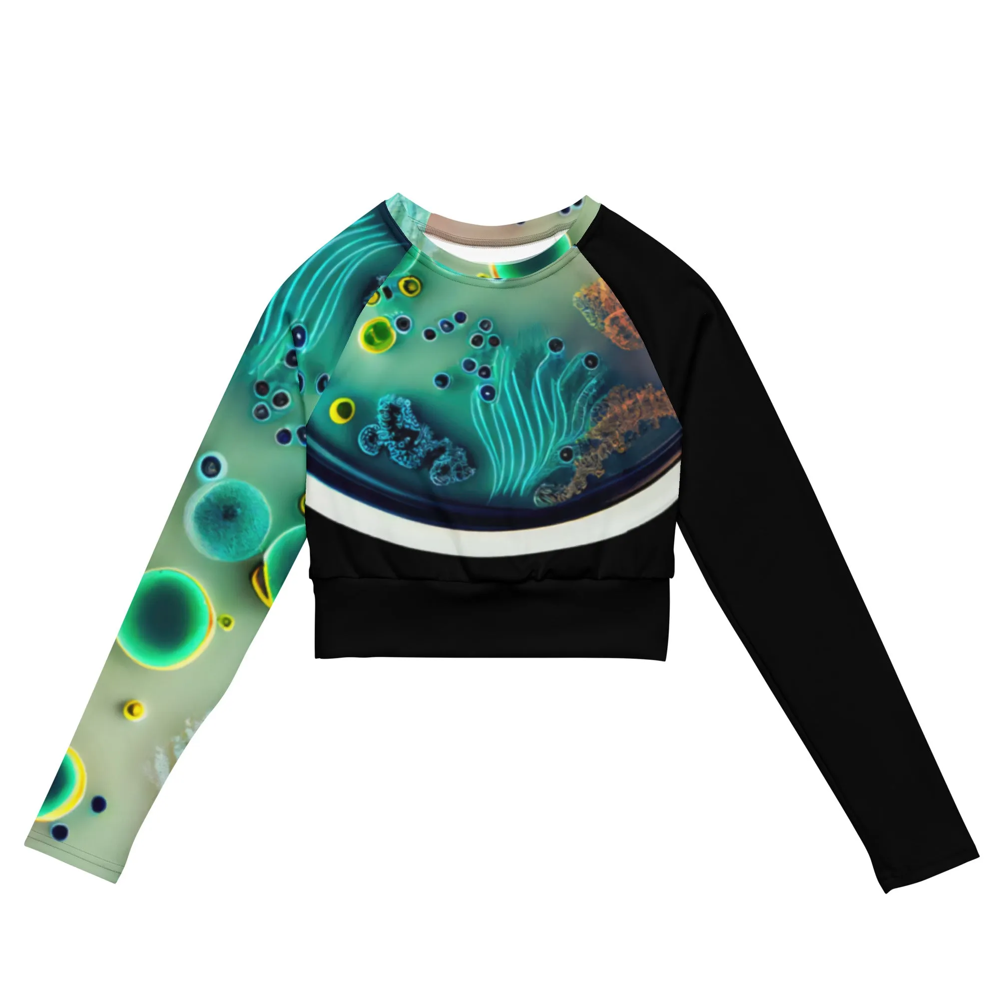 Long-Sleeve Crop Top Culture Mix