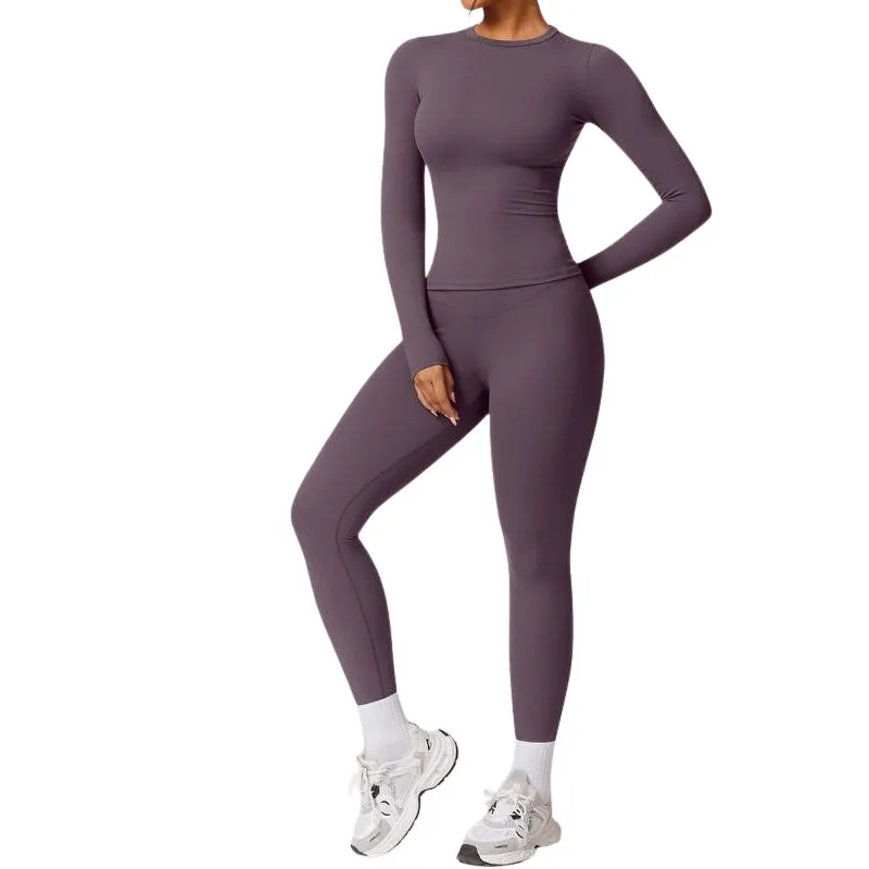 Long Sleeve Seamless Activewear Set