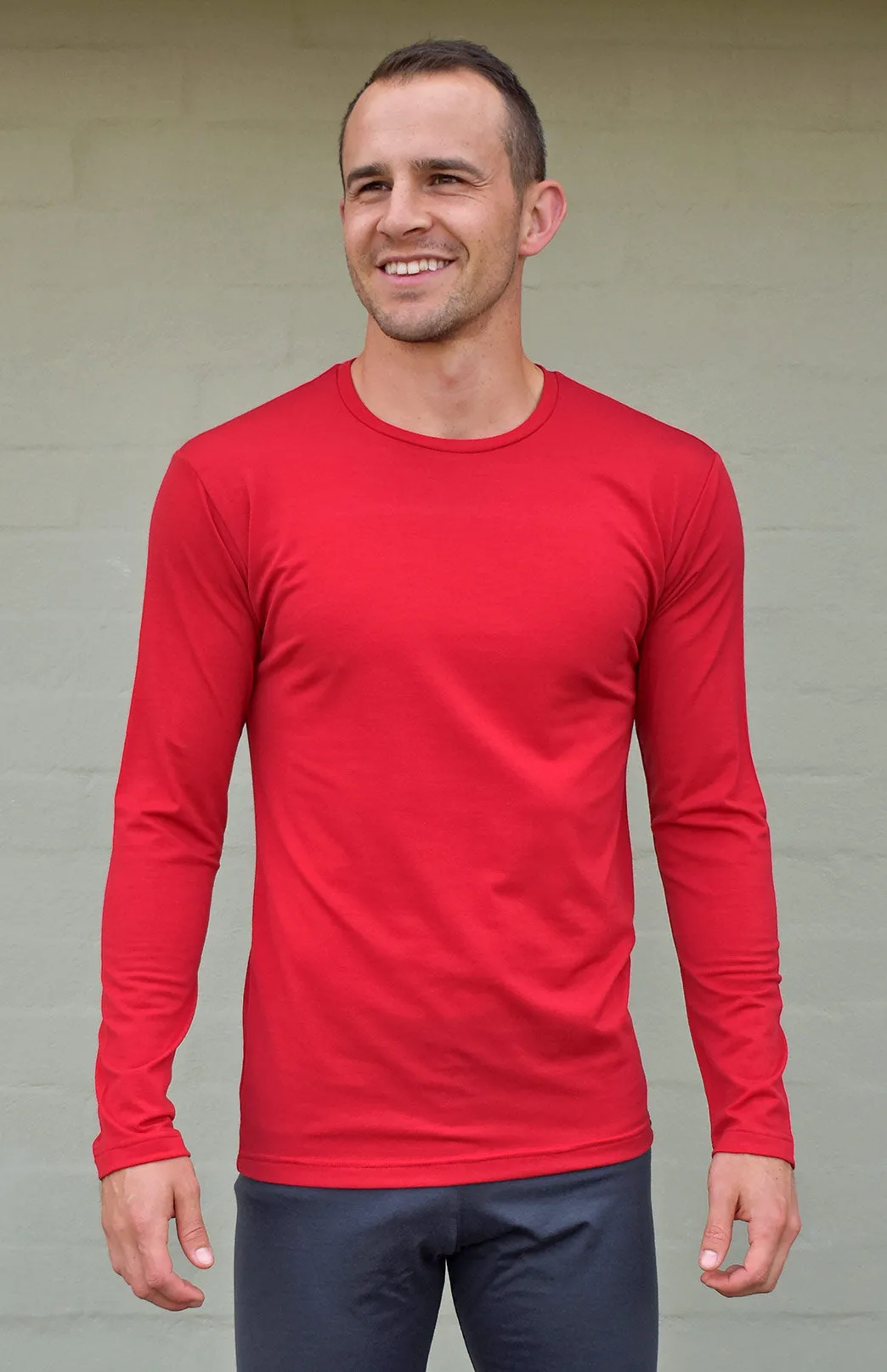 Long Sleeved Crew Neck Top 200g