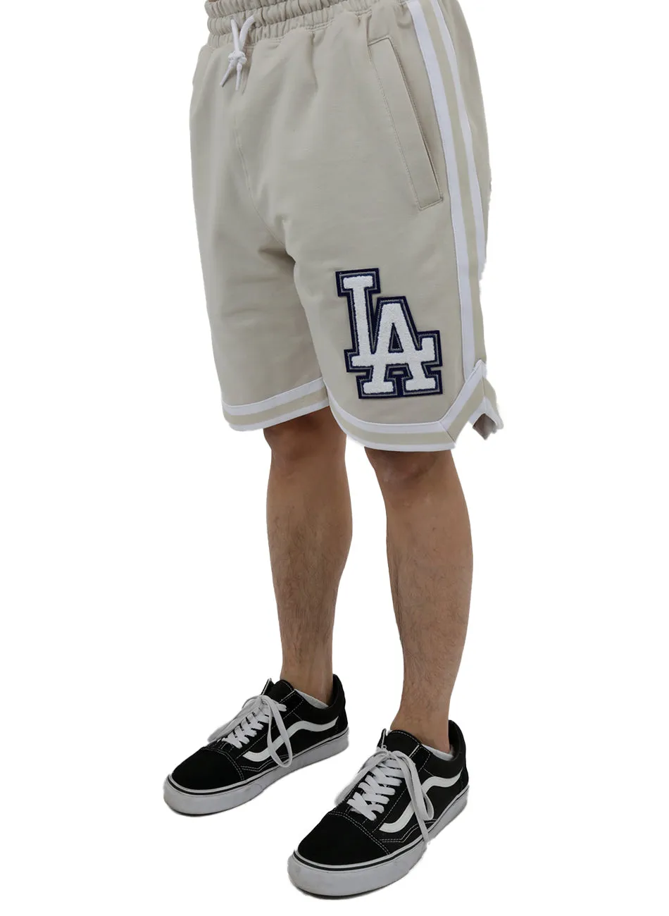 Los Angeles Dodgers Chenille Logo Emblem Shorts