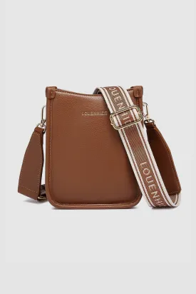 Louenhide Parker Logo Phone Bag Tan