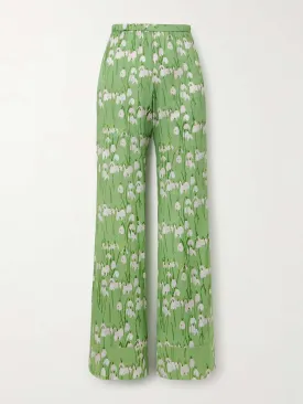 Louis floral-print silk-blend pyjama pants