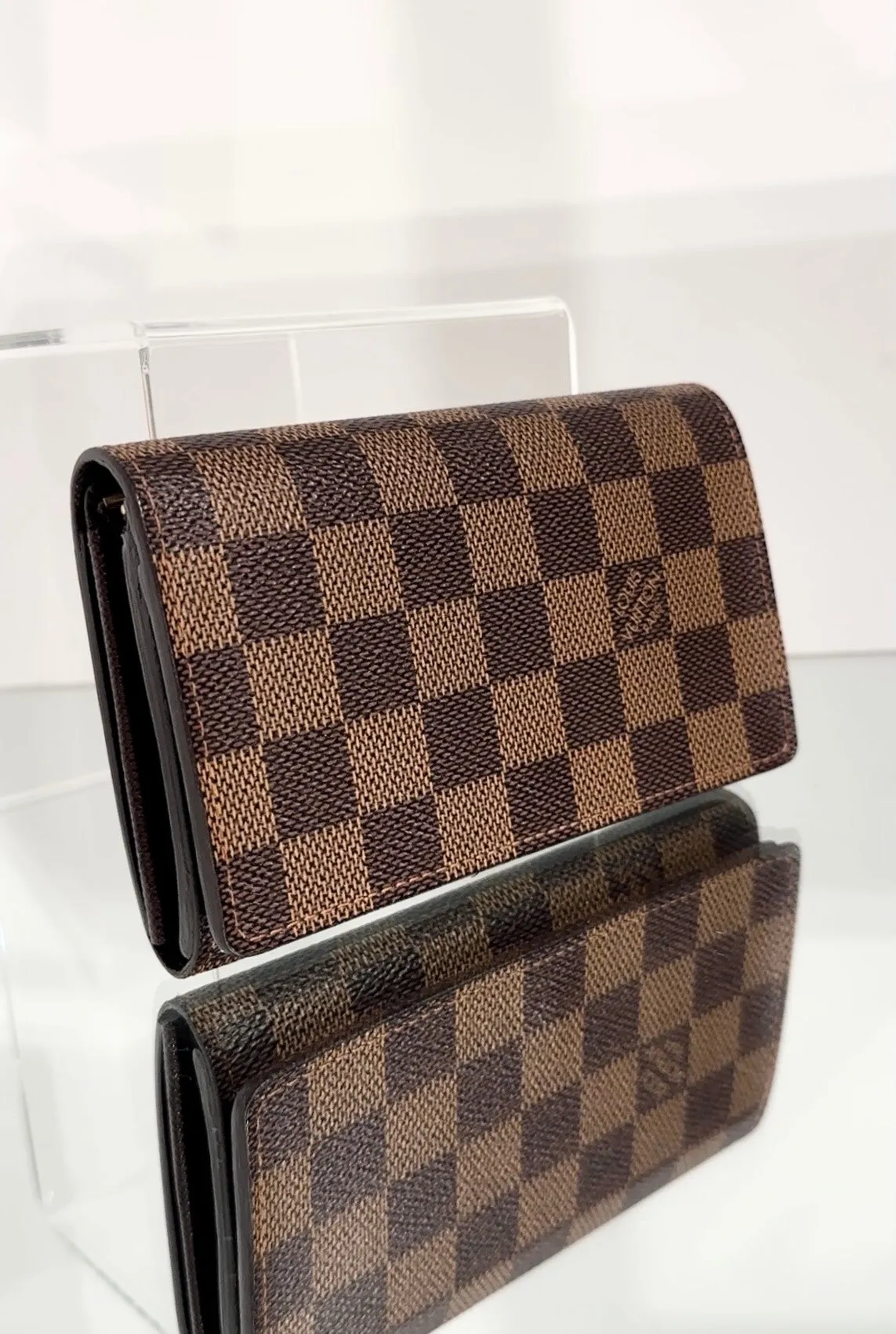 LOUIS VUITTON Damier Ebene Porte Monnaie Billets Trevor Wallet