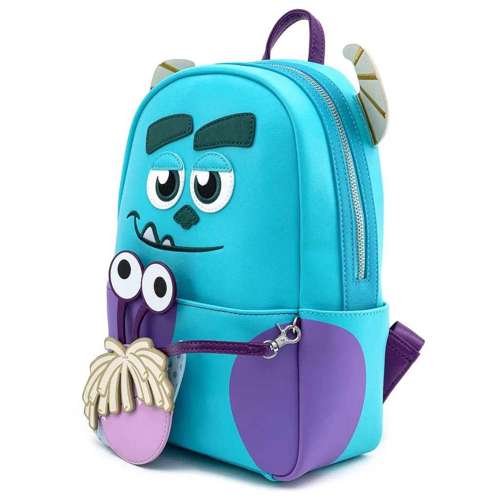 Loungefly X Pixar Monsters Inc. Sully Cosplay Mini Backpack with Boo Coin Purse