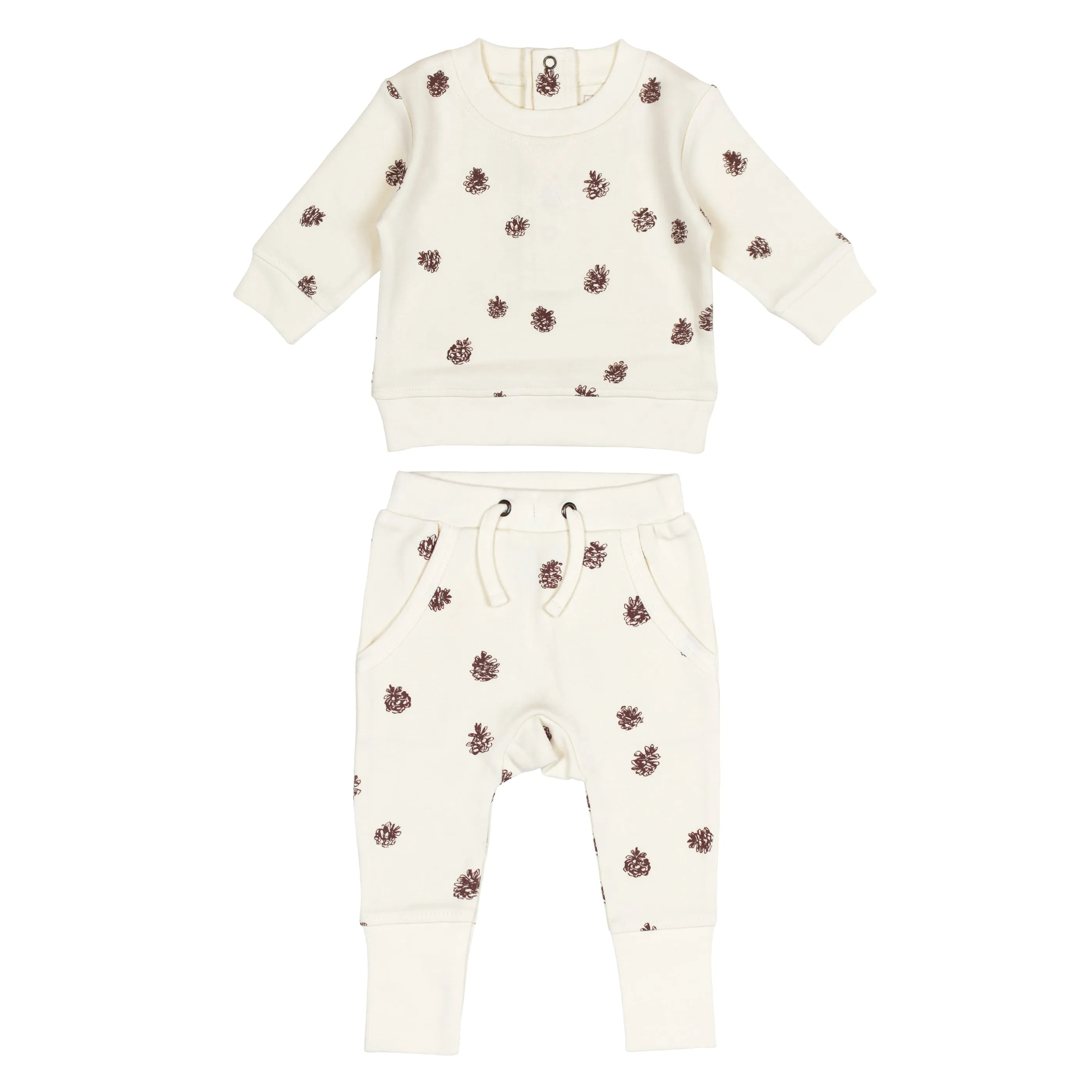 L'ovedbaby Fall Printed Sweatshirt & Jogger Set