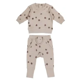 L'ovedbaby Fall Printed Sweatshirt & Jogger Set