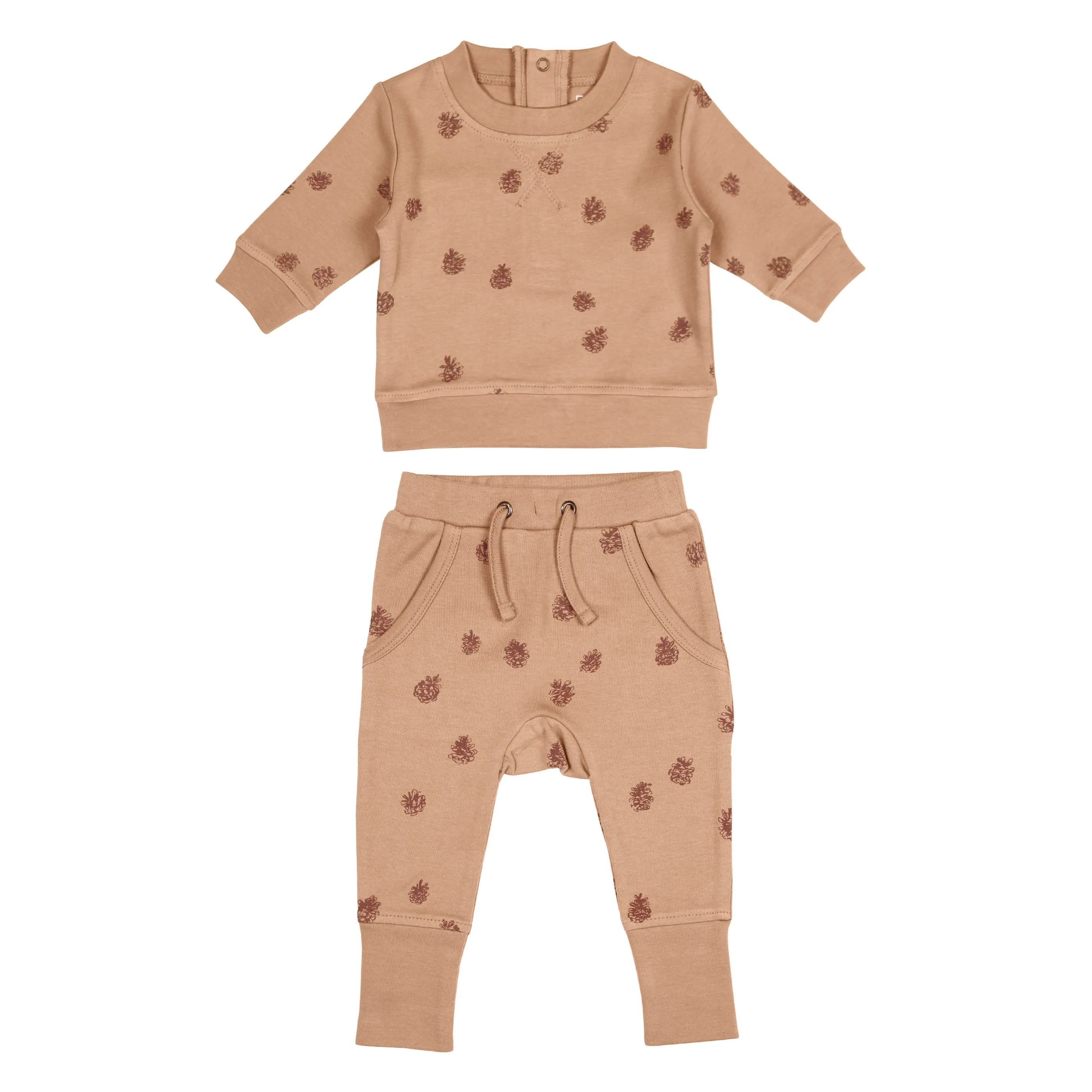 L'ovedbaby Fall Printed Sweatshirt & Jogger Set