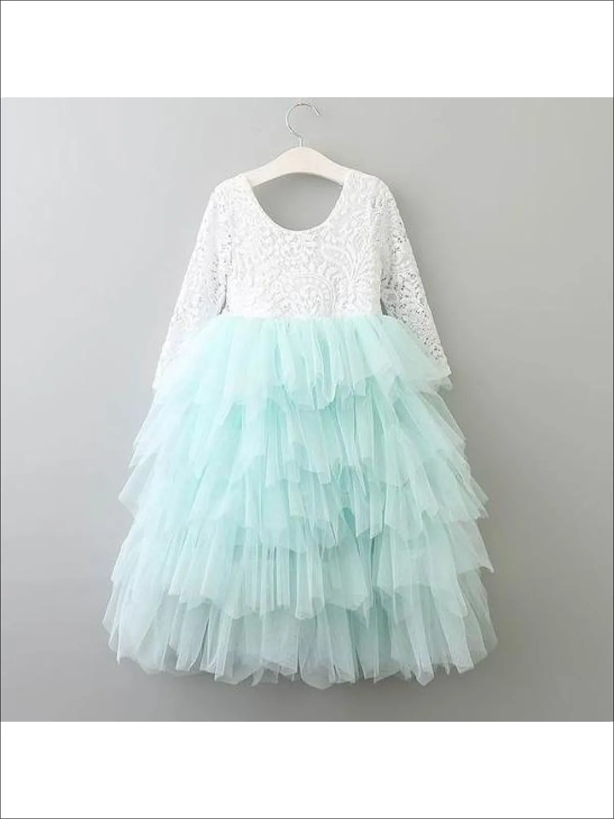 Loving My Lacey Cascading Tulle Holiday Dress