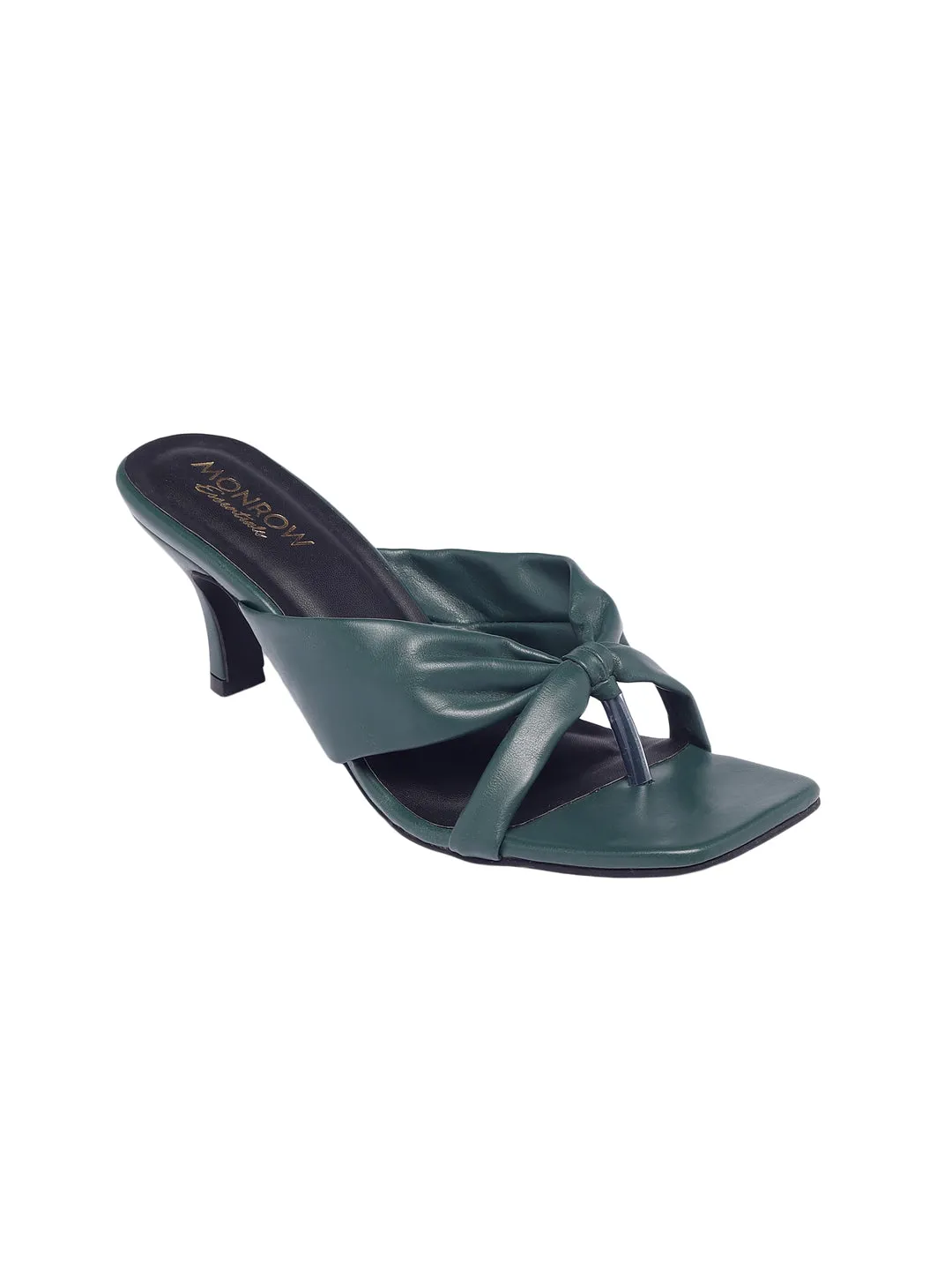 Lucia Green Kitten Heels