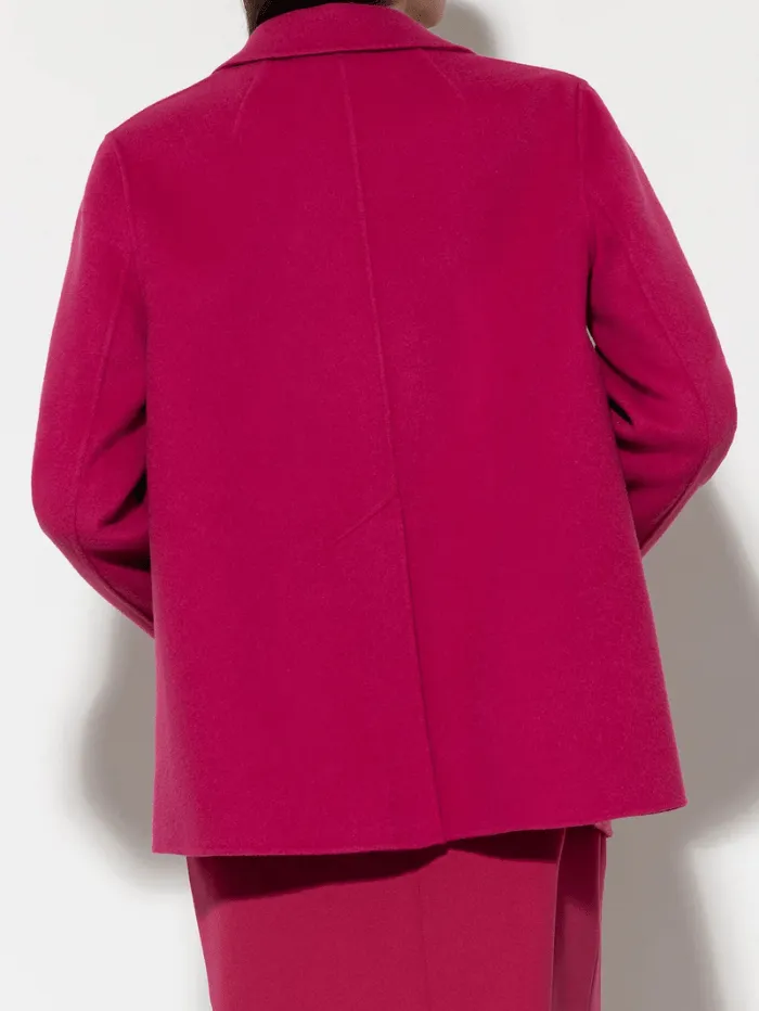 Luisa Cerano Double Face Jacket In Berry Pink 408591 4080 Col 0455