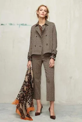 Luisa Cerano S Checked Tweed Jacket 428093/2468 2977